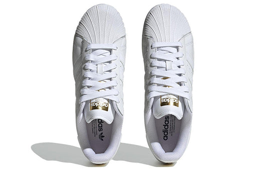 adidas Originals Superstar XLG Shoes Cloud White Gold Metallic