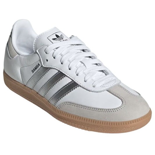 adidas Samba OG White Silver Metallic Grey W