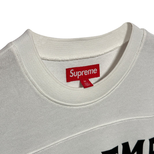 Supreme Affiliated L/S Football Top White Black - 5