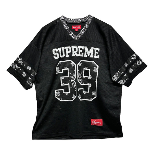 Supreme Bandana Football Jersey Black - 1