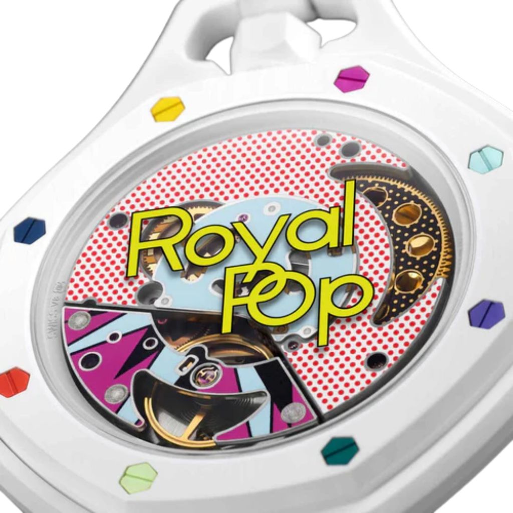 Swatch x Audemars Piguet Bioceramic Royal Pop Huit Blanc SSX03W100N