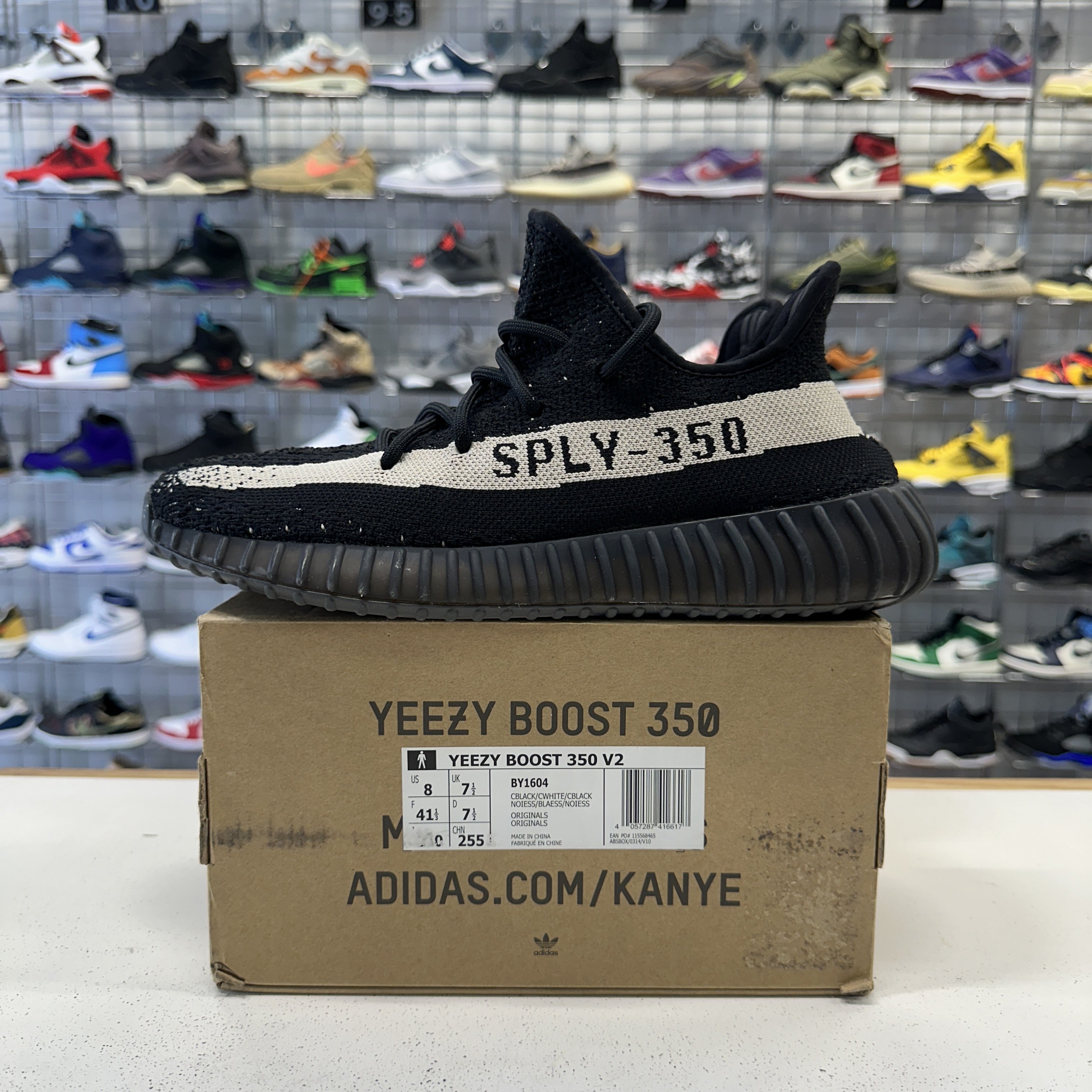 Off white x adidas store yeezy boost 350 v2 black