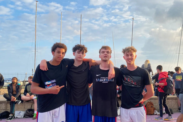 Basketball and chicken. What an afternoon!