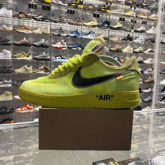 Nike Air Force 1 Low x Off-White 'Volt' UK9.5 (No Box)