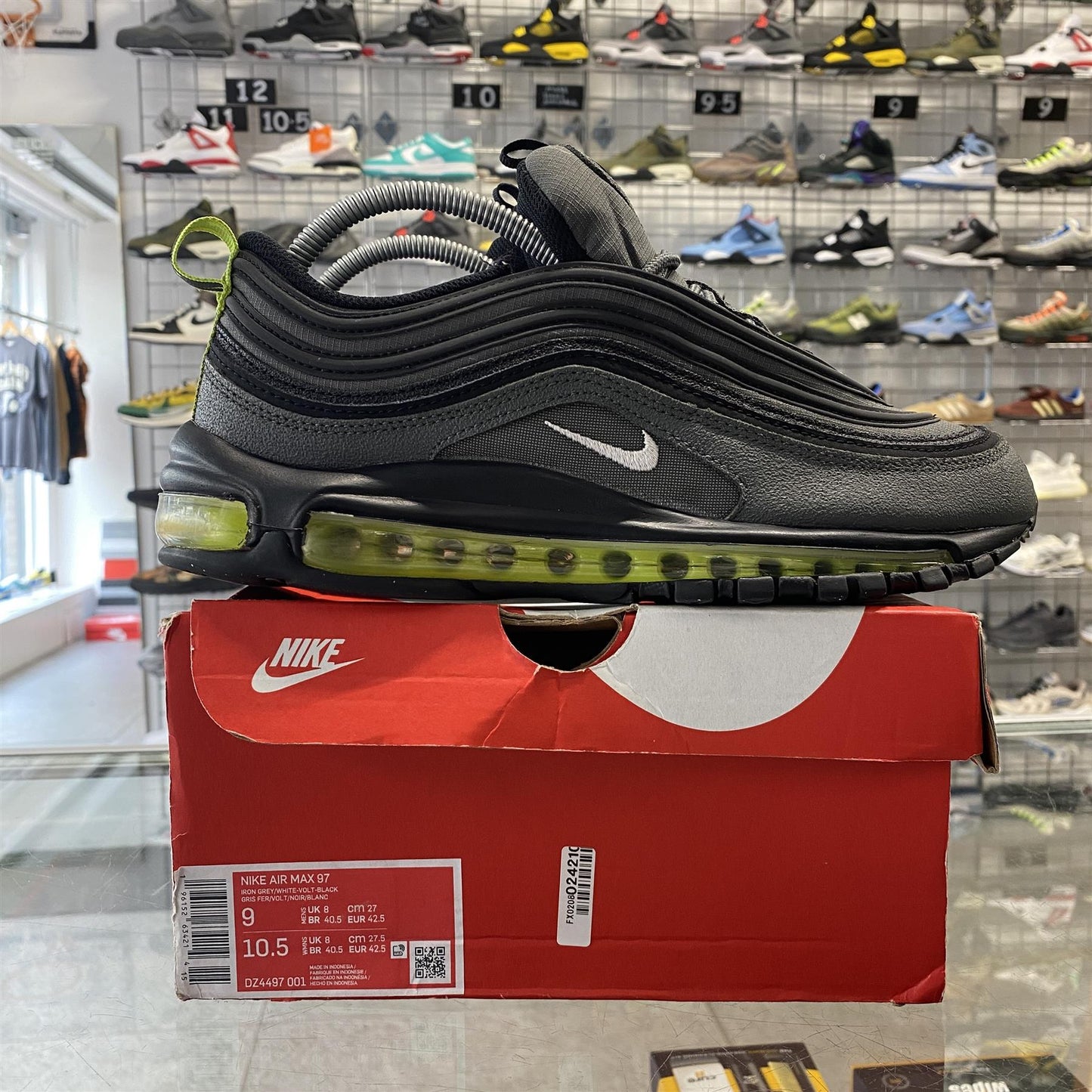 Nike Air Max 97 'Iron Grey Volt' UK8