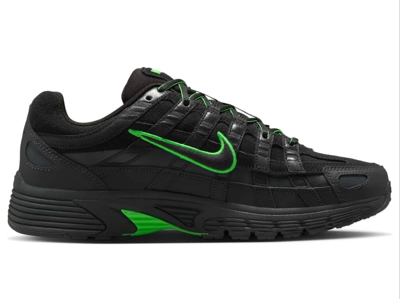 Nike P-6000 PRM Black Green Strike