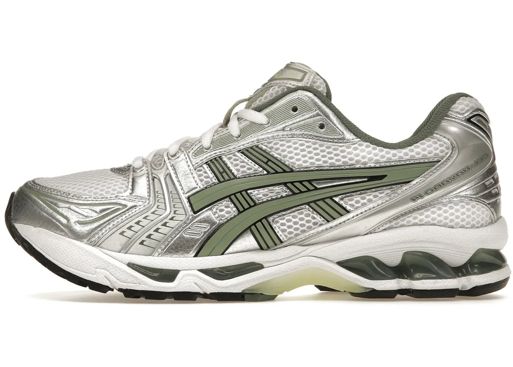 ASICS Gel-Kayano 14 White Pure Silver Slate Grey Sage