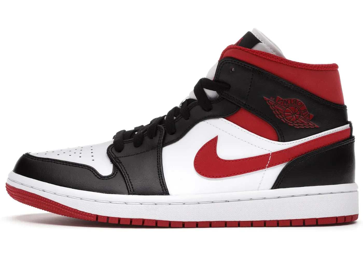 Jordan 1 Mid Gym Red Black White