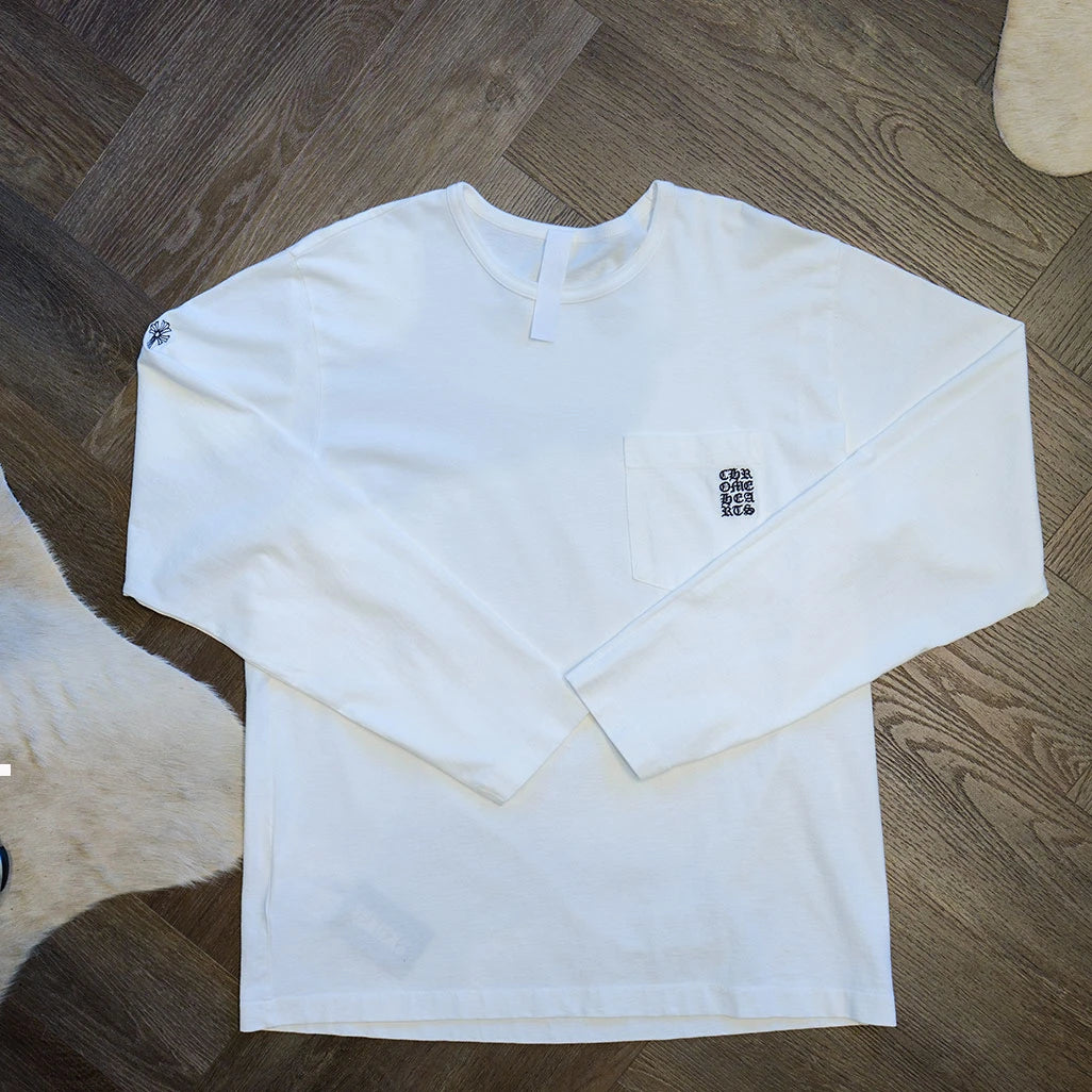 Chrome Hearts White Long Sleeve T-Shirt