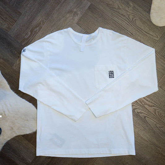 Chrome Hearts White Long Sleeve T-Shirt
