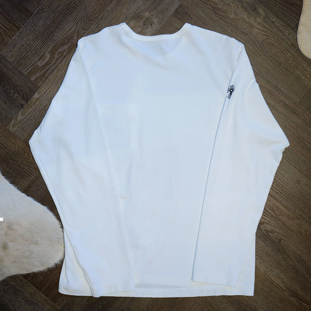 Chrome Hearts White Long Sleeve T-Shirt