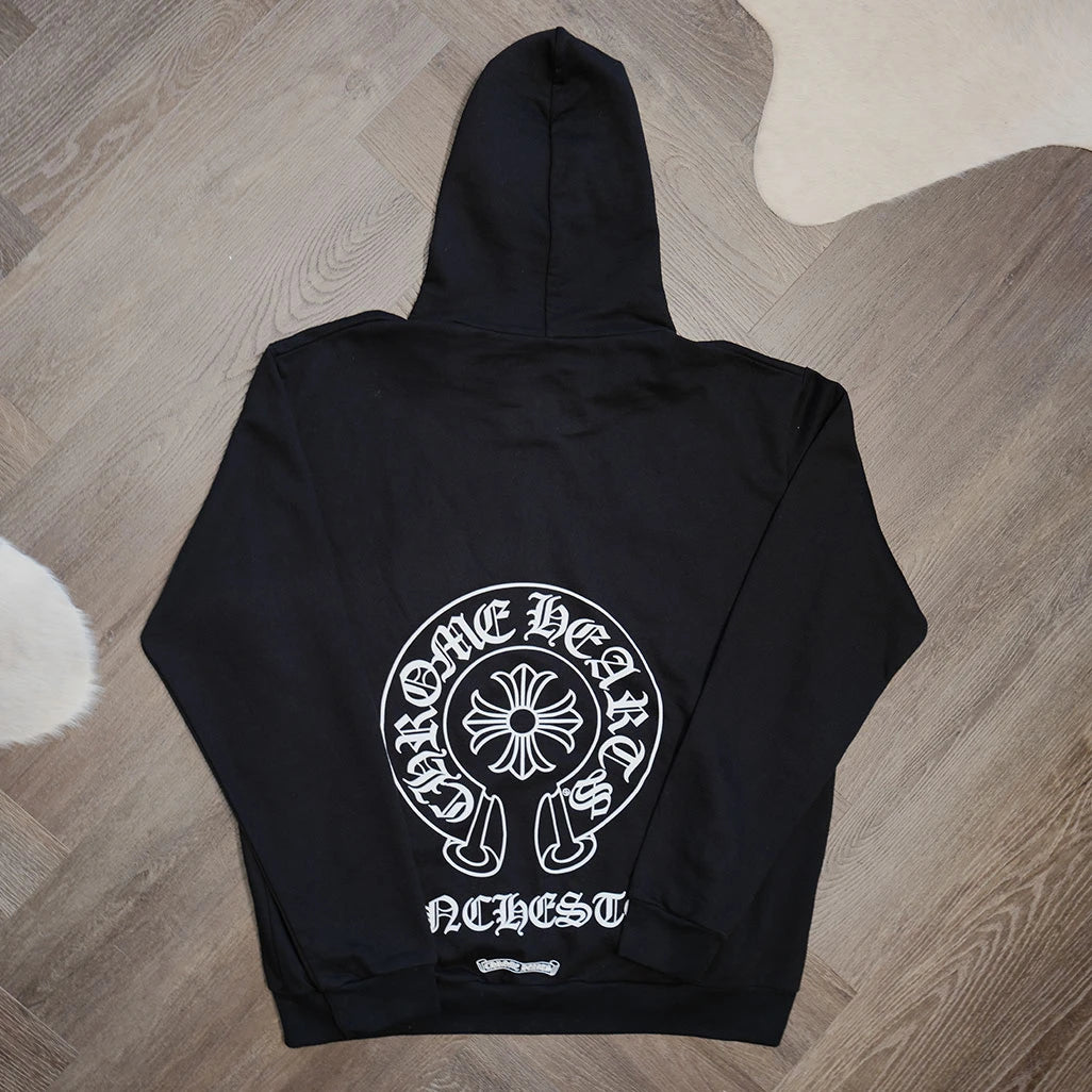 Chrome Hearts Manchester Black Zip Up Hoodie