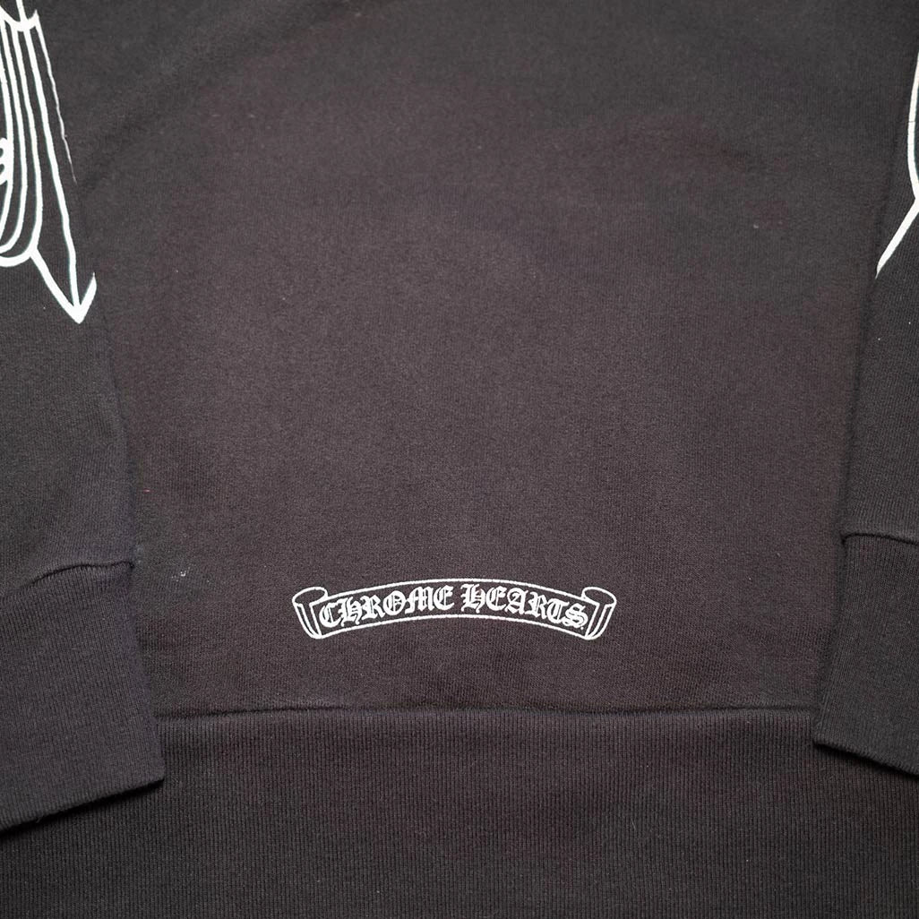 Chrome Hearts Floral Horseshoe Pullover Hoodie