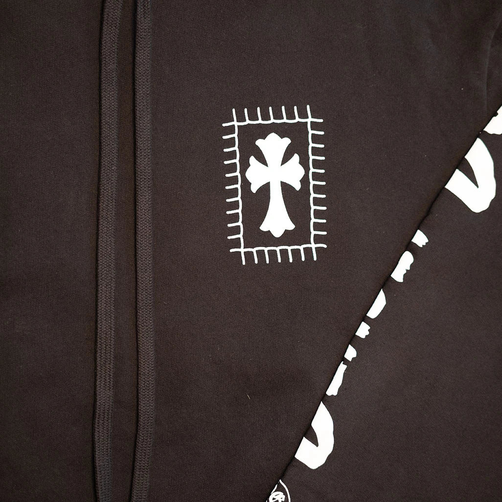 Chrome Hearts Deadly Doll Horseshoe Black Hoodie