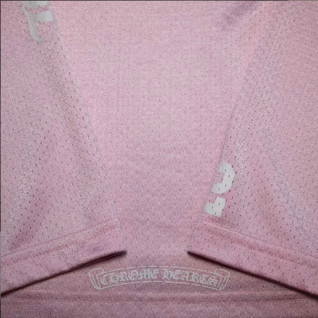 Chrome Hearts Love You Pink Mesh Jersey