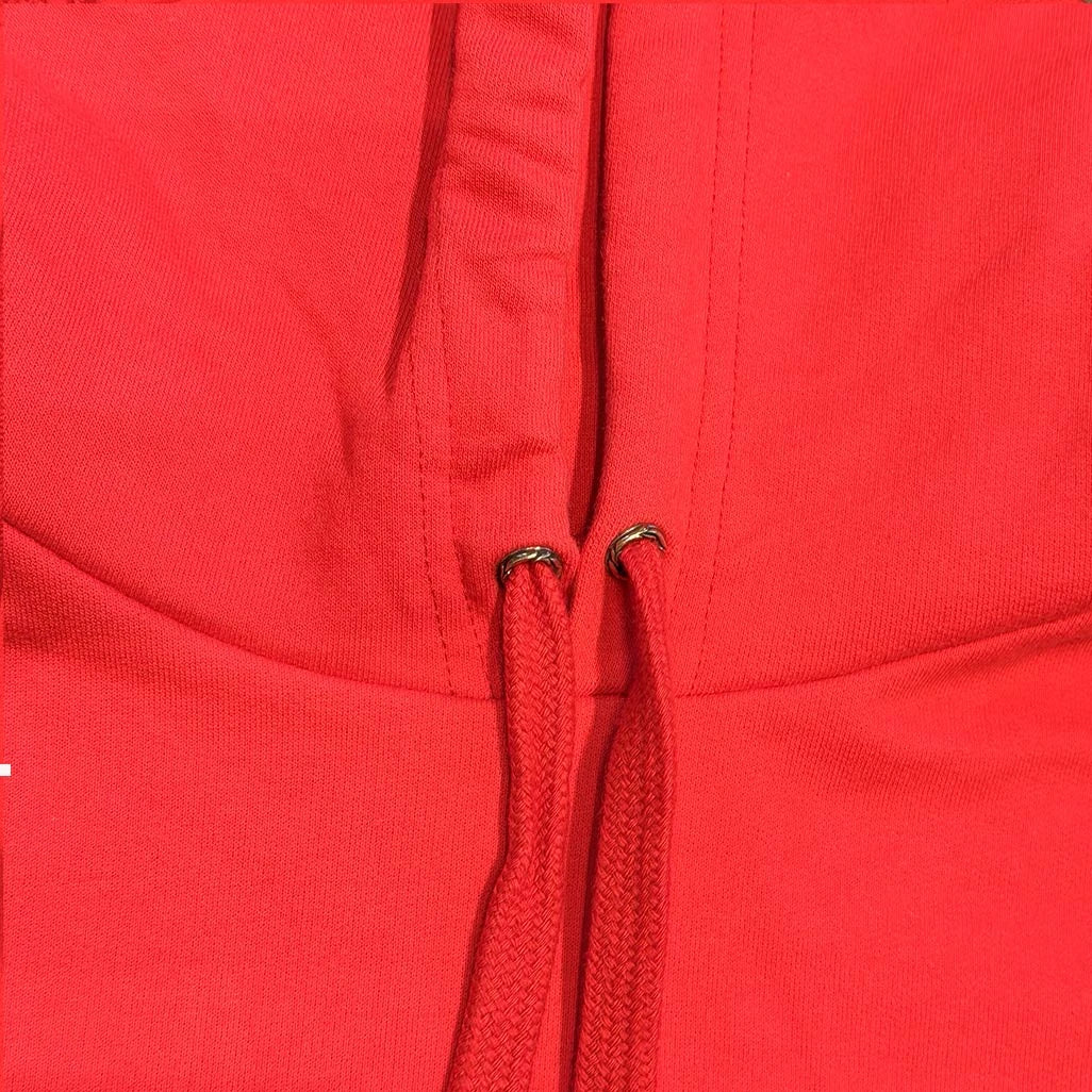 Chrome Hearts Red Scroll Pullover Hoodie