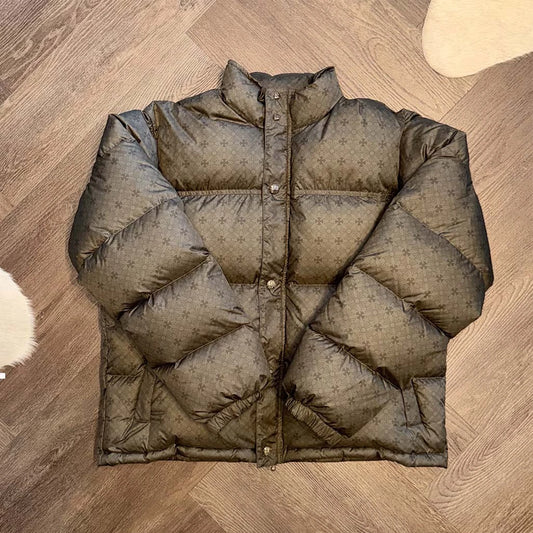 Chrome Hearts Olive Puffer Jacket