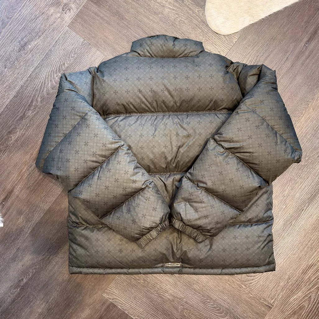 Chrome Hearts Olive Puffer Jacket