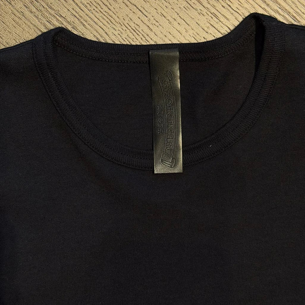 Chrome Hearts Vertical Logo Long Sleeve T-Shirt