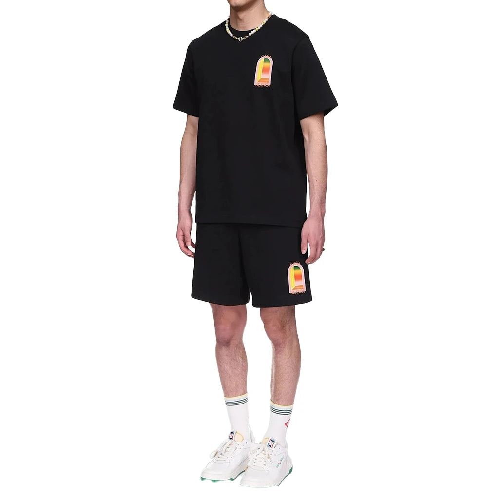 Casablanca gradient arch logo regular fit cotton t-shirt