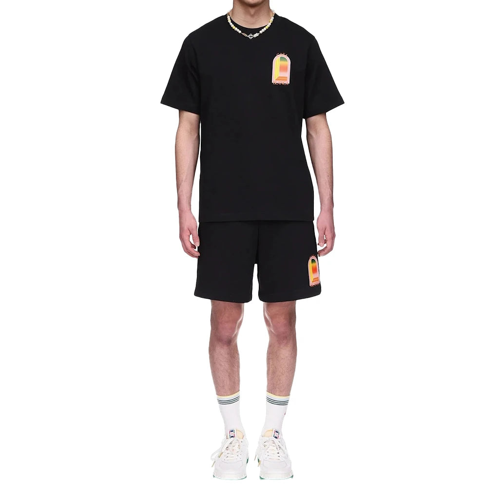 Casablanca gradient arch logo regular fit cotton t-shirt