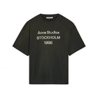 Acne Studios Stockholm Logo T-Shirt Relaxed Fit Black