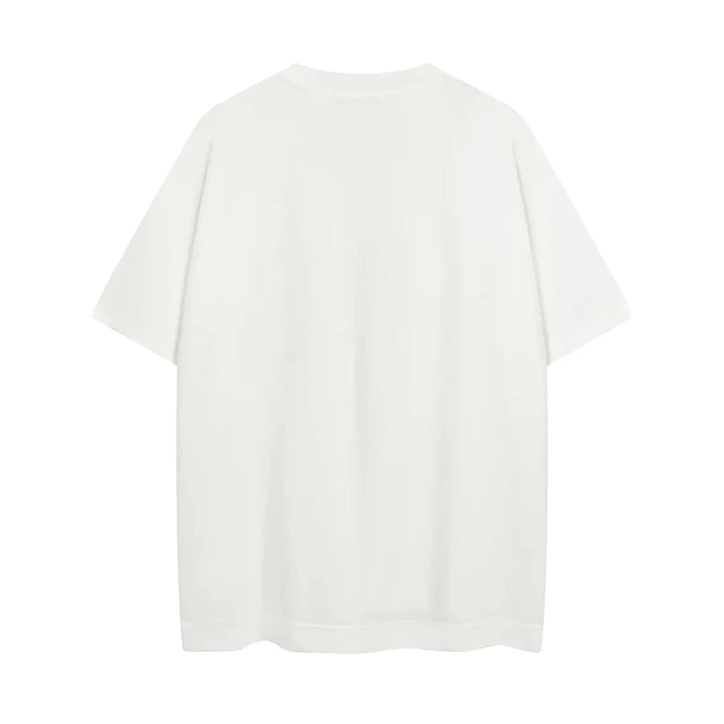 Acne Studios Stockholm Logo T-Shirt Embroidered Logo Relaxed Fit White