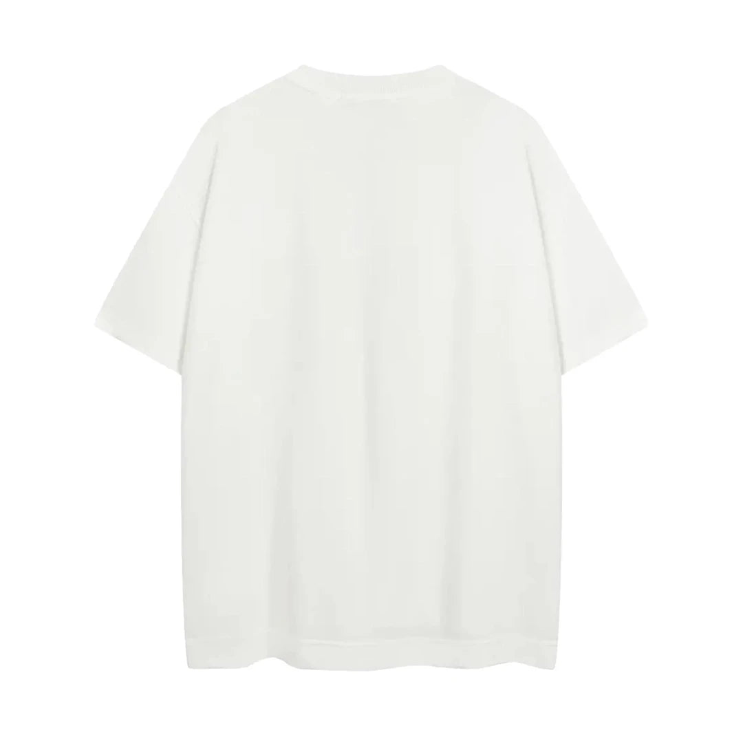 Acne Studios Stockholm Logo T-Shirt Embroidered Logo Relaxed Fit White