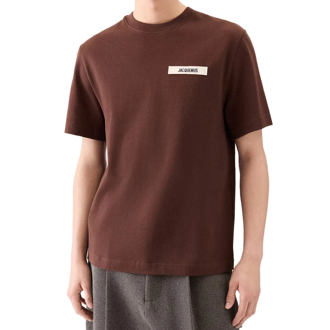 Jacquemus Le Gros Grain T-Shirt in Brown