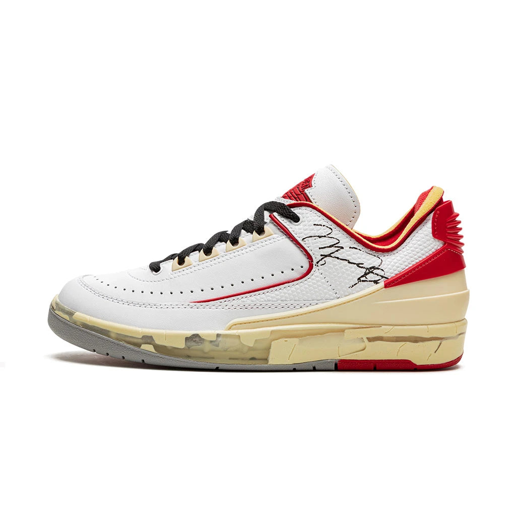 Off-White x Air Jordan 2 Retro Low SP 'White Varsity Red'