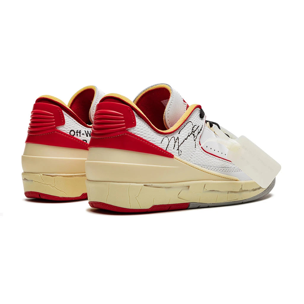 Off-White x Air Jordan 2 Retro Low SP 'White Varsity Red'