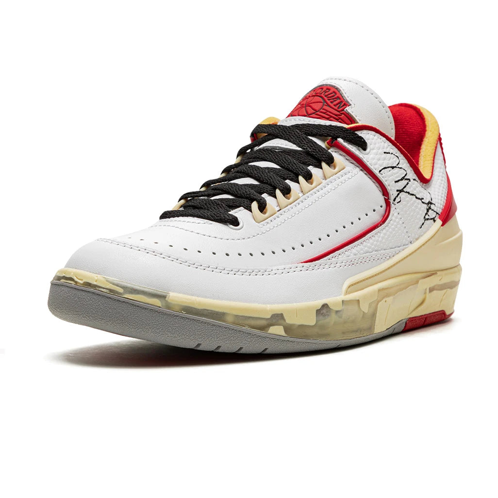 Off-White x Air Jordan 2 Retro Low SP 'White Varsity Red'