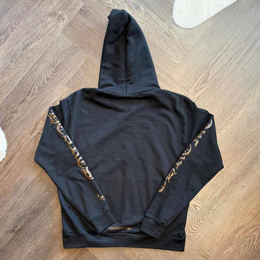 Chrome Hearts Black Brown Zip Up Hoodie