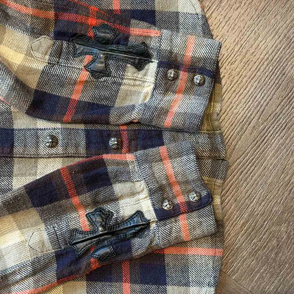 Chrome Hearts Red Blue Wool Jacket
