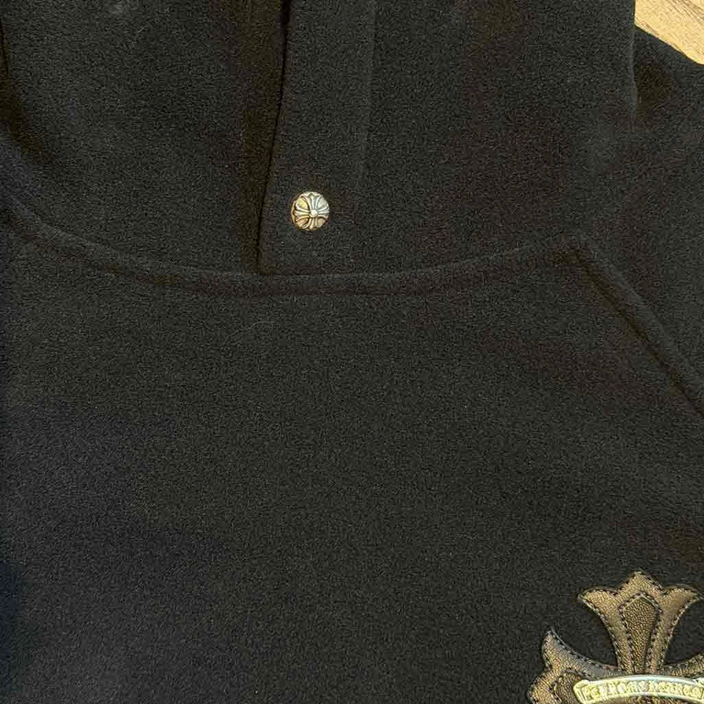 Chrome Hearts Patched Fleece Pullover Jumper