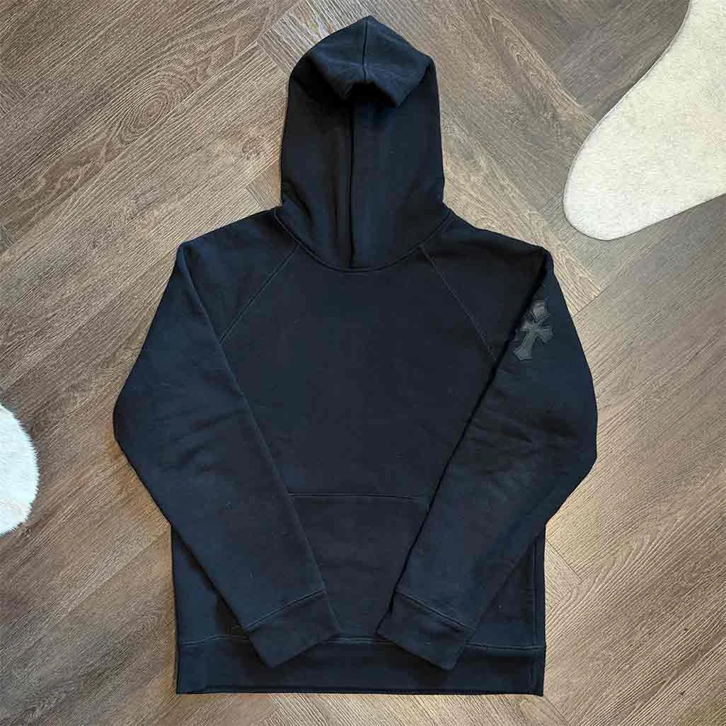 Chrome Hearts Paper Jam Triple Cross Hoodie Black