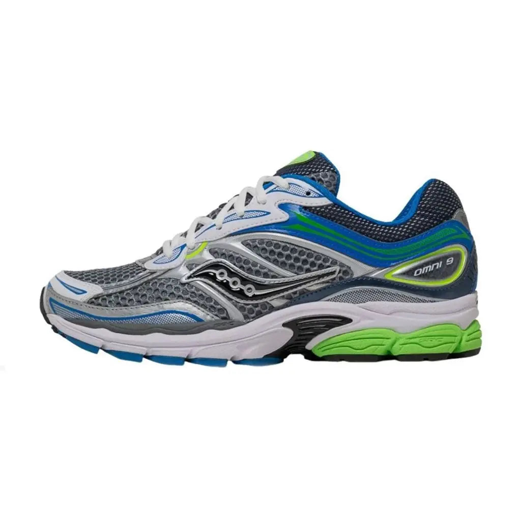Saucony ProGrid Omni 9 Grey Slime Blue