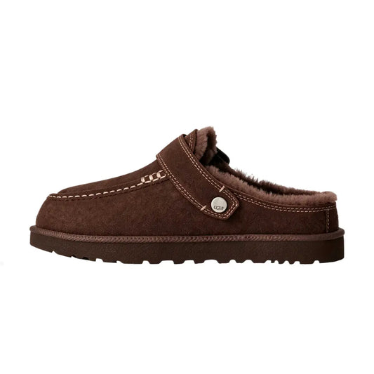 UGG Goldenstar Evelina Clog 'Burnt Cedar Brown W