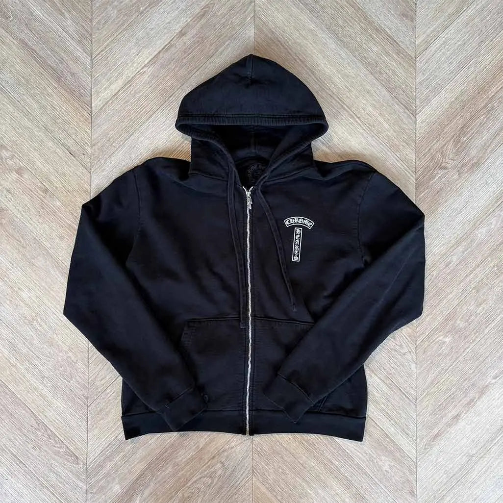 Chrome Hearts Black Zip Up "FU"