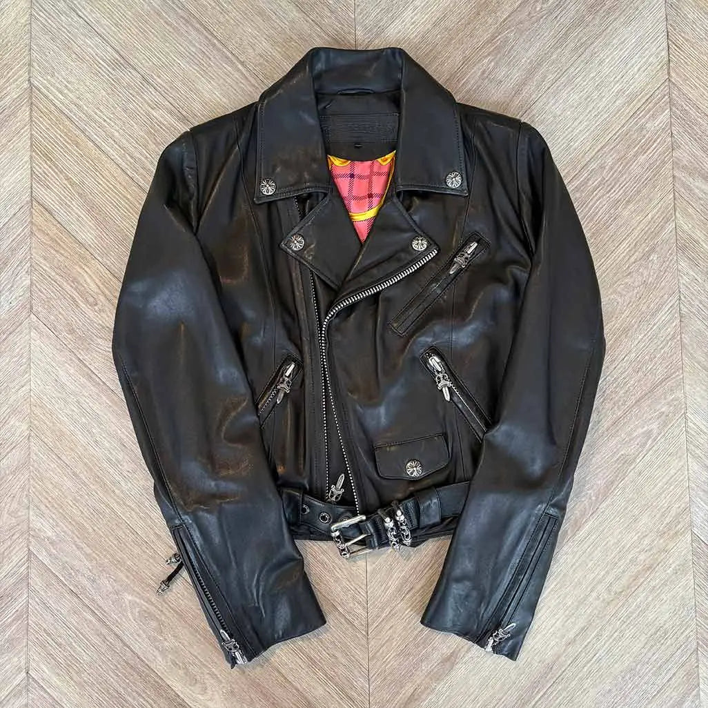 Chrome Hearts Hermes Leather Jacket