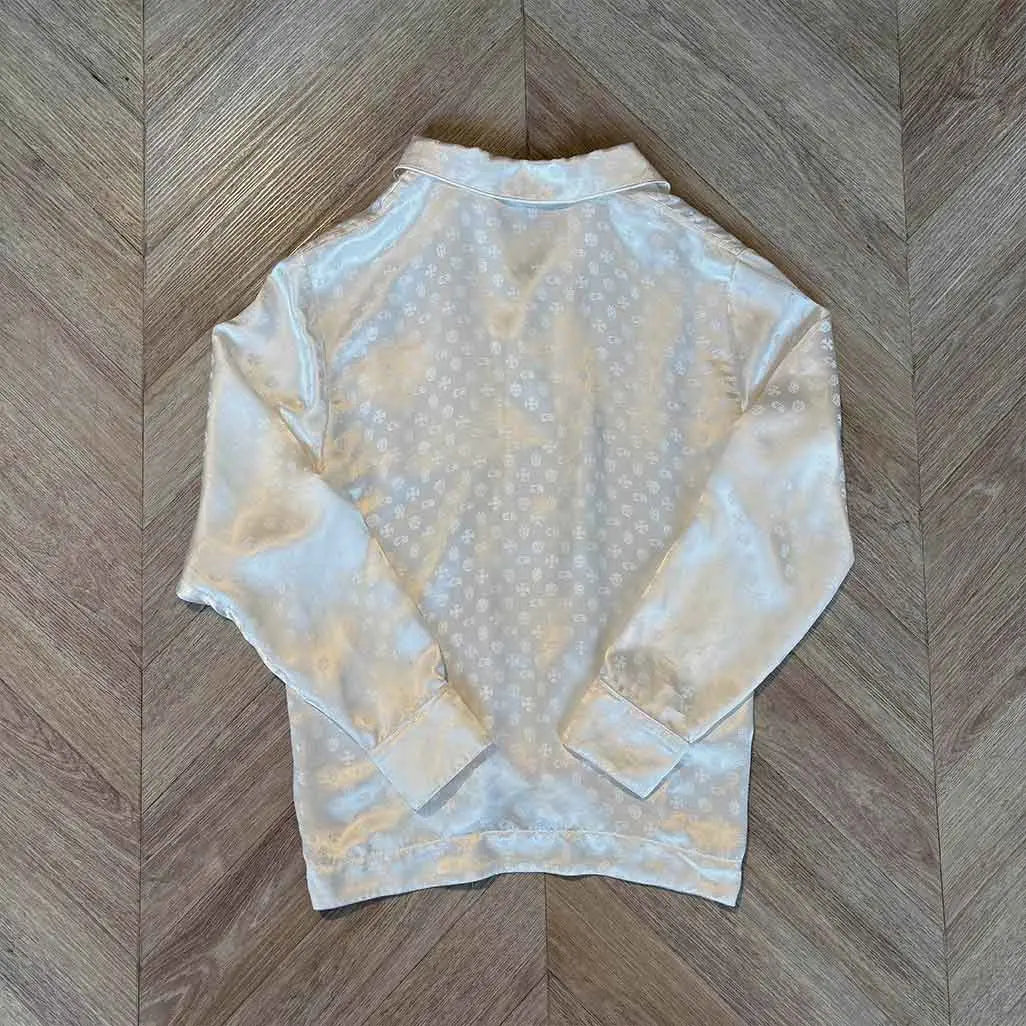 Chrome Hearts White Silk Shirt