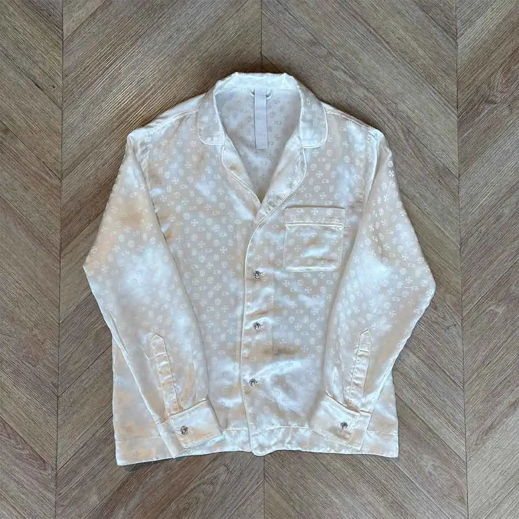 Chrome Hearts White Silk Shirt