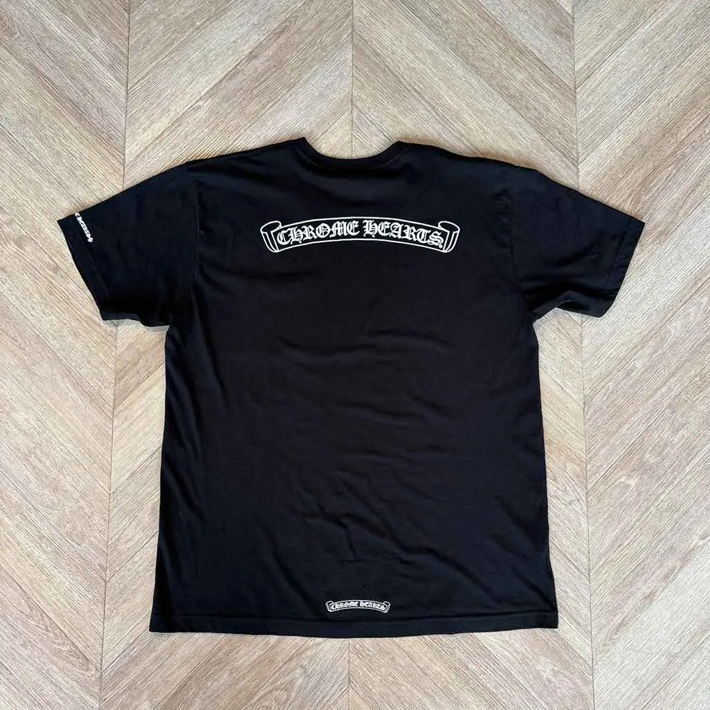 Chrome Hearts Scroll Black Tee