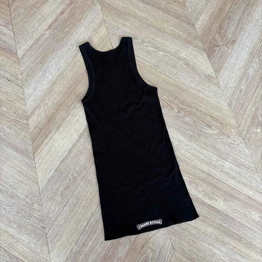 Chrome Hearts Blue Sequins Logo Vest