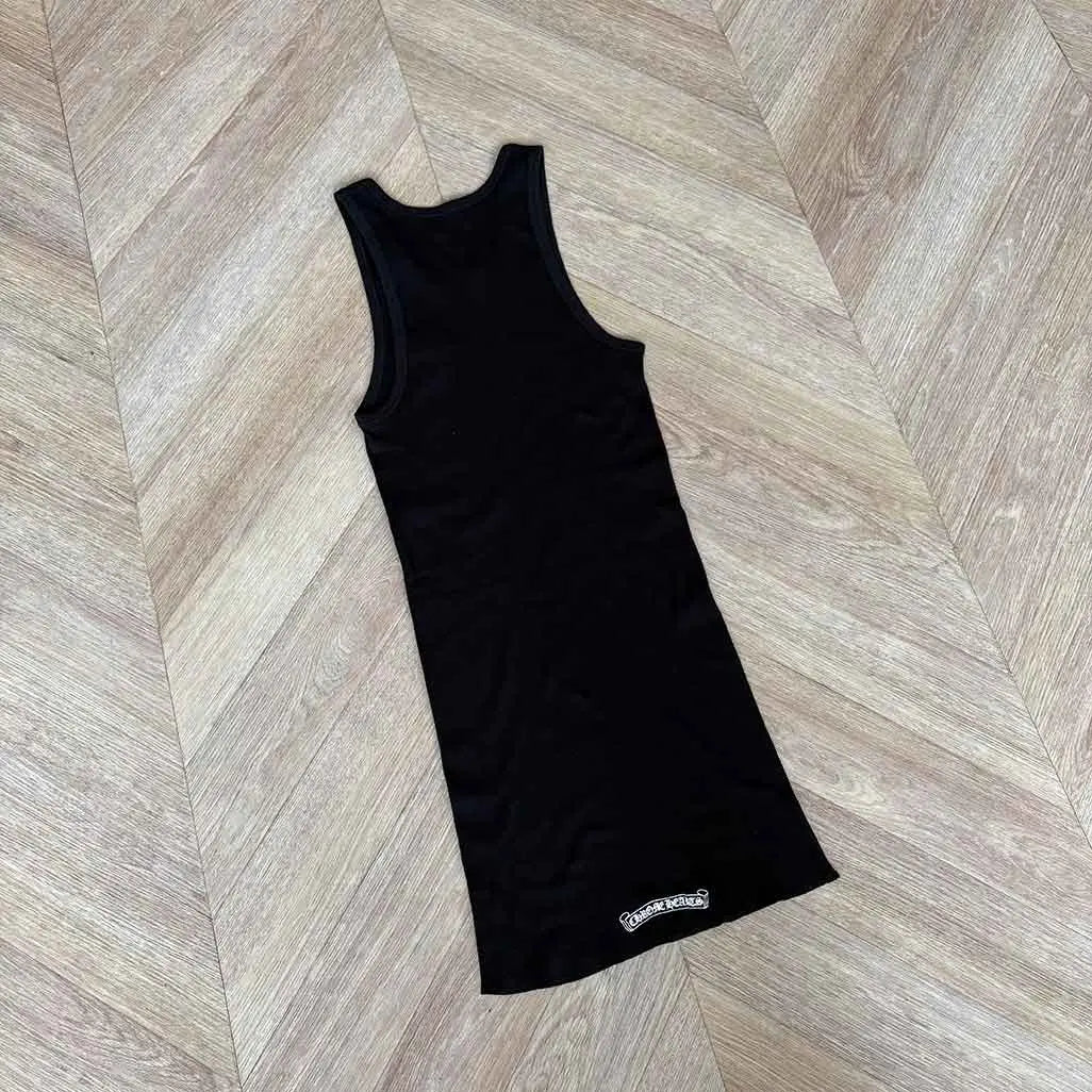 Chrome Hearts Pink Sequins Logo Vest