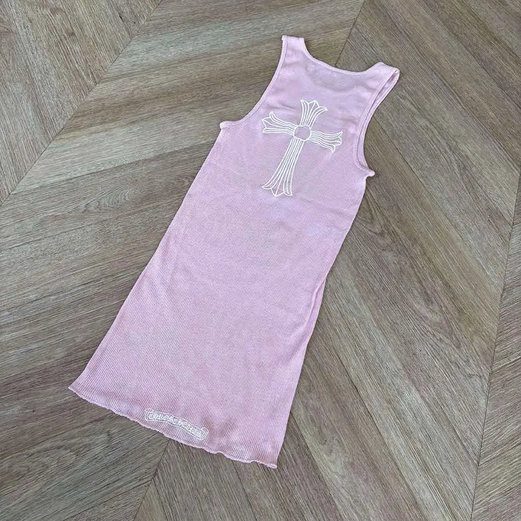 Chrome Hearts Pink White Vest