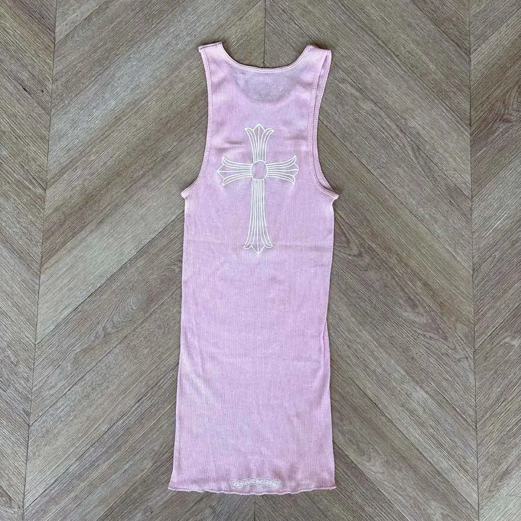 Chrome Hearts Pink White Vest
