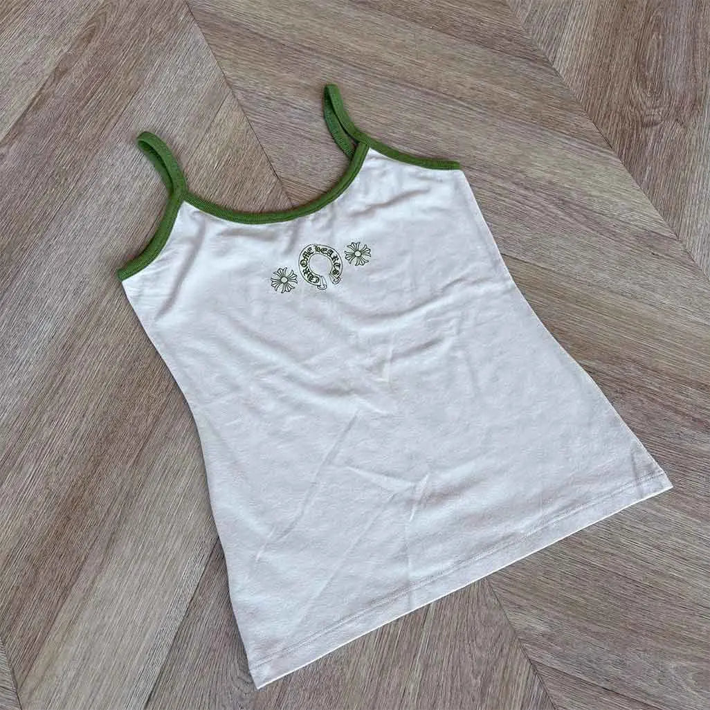 Chrome Hearts White Green Vest