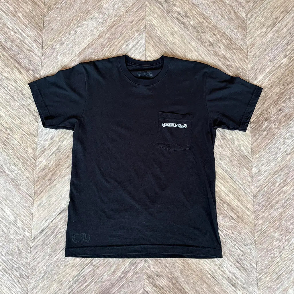 Chrome Hearts St. Barth Exclusive Anchor Cross T-Shirt 'Black / Blue'