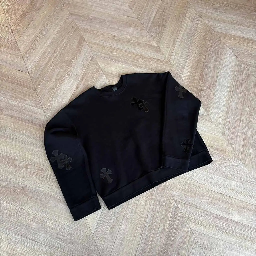 Chrome Hearts Multiple Black Patch Jumper
